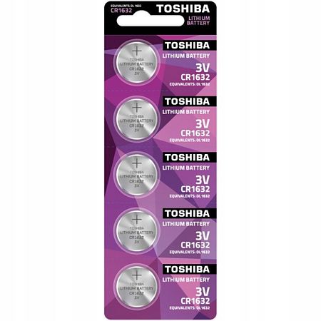 Baterie litiu Toshiba CR1632 PW, 3 V, 5 buc/blister