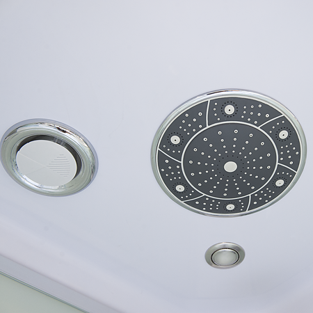 Cabina de dus cu hidromasaj Silva 90 x 90 x 200 cm, cada joasa, geam de 5 mm, control electronic Cabina de dus cu hidromasaj Silva 90 x 90 x 200 cm, cada joasa, geam de 5 mm, control electronic