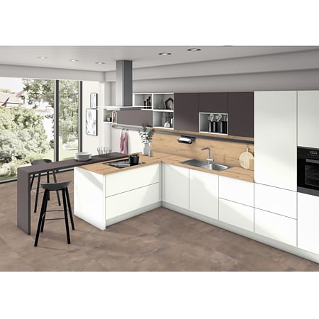 Pal lacuit Egger PerfectSense W1000 TM Alb Premium, mat, antiamprenta, decor uni, 2800 x 2070 x 19 mm
