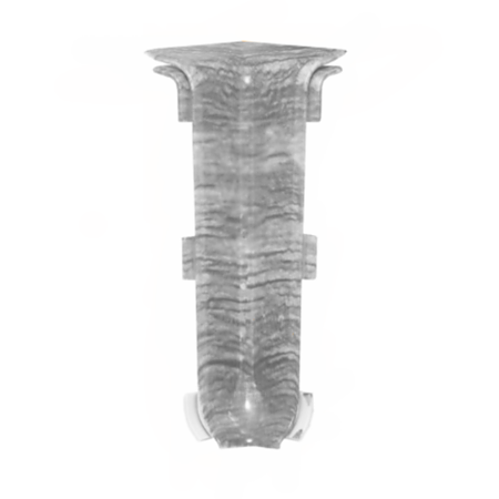 Set colt interior plinta Korner Siena 80, stejar Phobos 828, PVC, 80 x 20 mm, 2 bucati/set