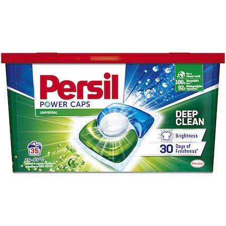Detergent de rufe capsule Persil Power Caps Universal, 490 g, 35 spalari