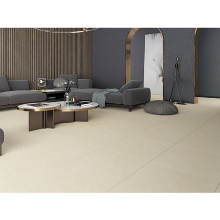 Gresie interior bej Venus Beige, PEI 3, glazurata, finisaj mat, patrata, grosime 8 mm, 60 x 60 cm