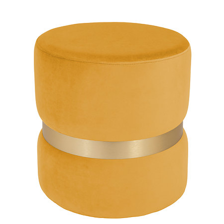 Taburet Ring, inel auriu, stofa galbena H66, rotund, 38 x 38 x 40 cm Taburet Ring, inel auriu, stofa galbena H66, rotund, 38 x 38 x 40 cm