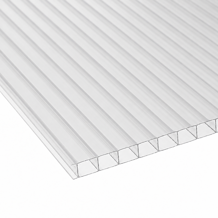 Policarbonat celular Carboplak, transparent, 6 m x 2,1 m, grosime 10 mm