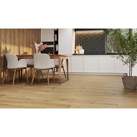 Pardoseala SPC Korner Solid Floor 07, stejar deimos, grosime 5 mm, AC5, 1240 x 182 mm