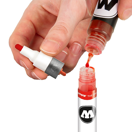 Marker permanent grafitti artist Molotow 211EM, reincarcabil, 4 mm