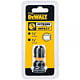 Adaptor de impact DeWalt DT7508, de la patrat 1/2" la hexagonal de 1/4", 52 mm