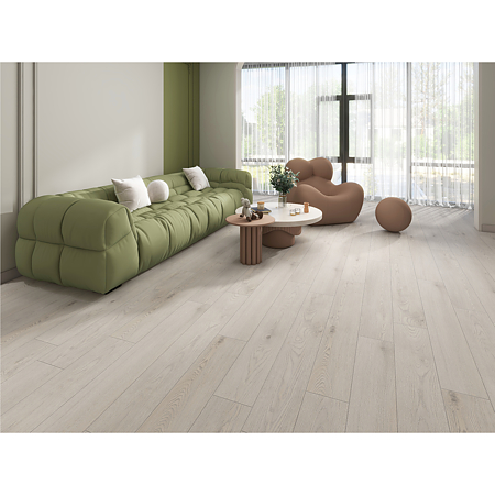 Pardoseala SPC 4+1 mm Ohio 8003, nuanta deschisa, bej, lemn, clasa de trafic 32, click unilin 2G, folie izolatoare atasata, 1220 x 180 mm