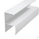 Profil aluminiu tip maner Y Eco, alb, fara perie, 3 m