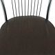 Scaun bucatarie tapitat maro IP15611 Depozitul de scaune Arco, tapiterie piele ecologica, cadru metal argintiu, max. 110 kg, 46 x 48 x 93 cm