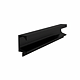 Profil maner ER 3897, aluminiu, negru mat, 3 m