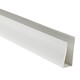 Profil PVC de terminatie lambriu, 3 m, alb