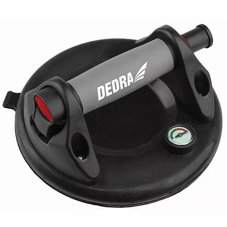 Ventuza geam Dedra DED06P30, pompa vid cu manometru, 200 mm, greutate suportata max. 120 kg