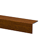 Profil pentru treapta cu surub Set Prod S45 cu latime 25 mm, lemn exotic, 3 m