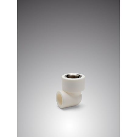 Cot PPR 90° Vesbo, filet interior, 25 mm x 3/4", alb