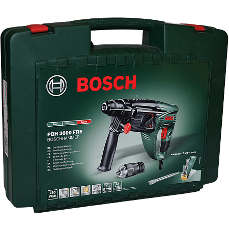 Ciocan rotopercutor Bosch PBH 3000 FRE, 750 W, 1450 RPM, 2.8 J, 26 mm,