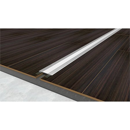 Profil de trecere fara diferenta de nivel Set S04, autoadeziv, plat, negru, 38 mm, 0.9 m