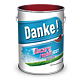 Email Danke uscare rapida, pentru metal, lemn, zidarie, exterior/interior, rosu inchis, lucios, 4 l