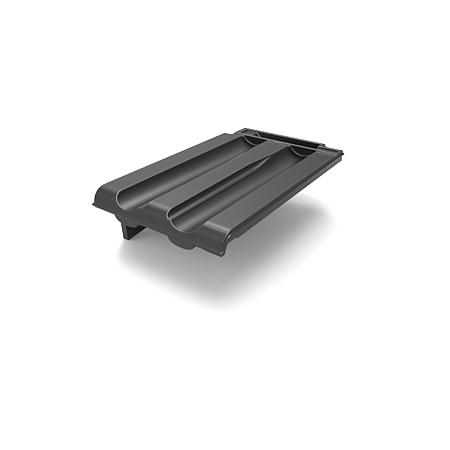 Tigla laterala stanga Glinex Trand, gri antracit, 26 x 41.5 cm