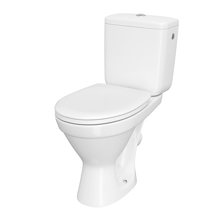 Set compact WC Cersanit Cersania II, ceramica, alb, 6 l, 77 x 65.5 x 35.5 cm