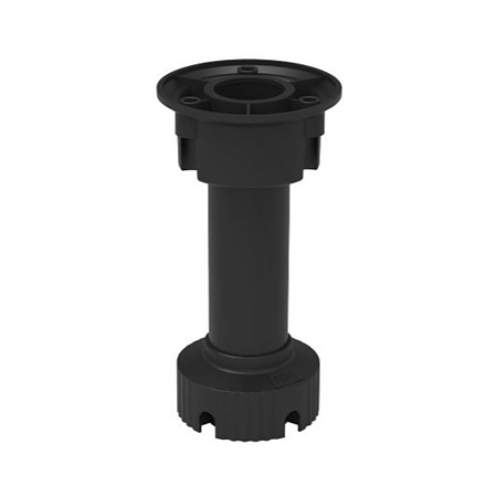 Picior reglabil bucatarie, plastic, negru, D26, 120 mm