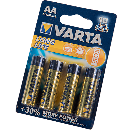 Set baterii alcaline AA Longlife, 1.5 V