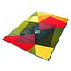 Covor Kolibri  11486/125, 100% polipropilena friese, model geometric multicolor, 80 x 150 cm