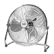 Ventilator de podea Home, 95W, 3 trepte, metal, argintiu, 45 cm