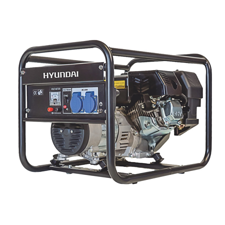 Generator curent electric monofazic Hyundai HY3100, 2.8 kW, 2 x 230V / 16A, capacitate rezervor 3,6 l