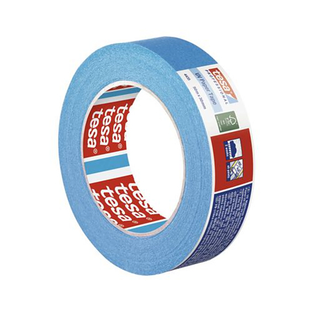 Banda mascare Tesa Basic UV, bleu, 30 mm, 35 m