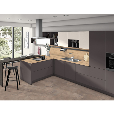 Pal lacuit Egger PerfectSense U755 TM Gri Havanna, mat, antiamprenta, decor uni, 2800 x 2070 x 19 mm