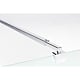 Perete fix dus / walk in Sanotechnik Sanoflex Young Crom MF110, sticla 6 mm clara, profil cromat, 105-107 x 195 cm