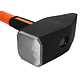 Ciocan de lacatus cu coda din fibra de sticla Neo, bimaterial 25-155, 8 kg