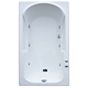 Cada baie cu hidromasaj Fibrex Apollo, acril sanitar, alb, 170 x 70 cm