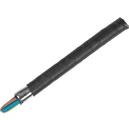 Cablu electric CYABY, 5 x 6mm, izolatie PVC, negru, cupru