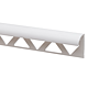 Profil colt exterior pentru faianta Set Prod PVC tare, alb uni 101, 2,5 m