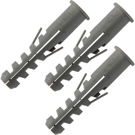 Diblu cu guler, polipropilena, 12 x 60 mm