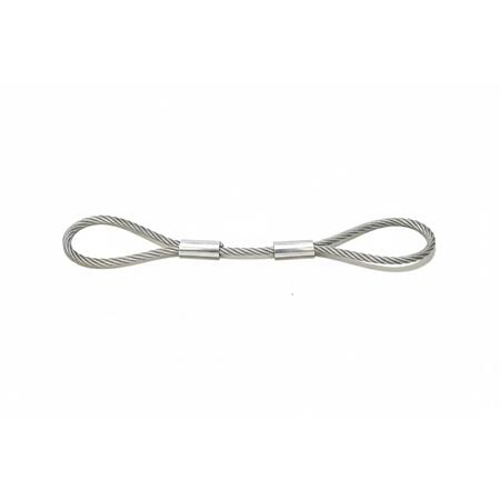 Cablu legare sarcina O-O Cablero, otel zincat, diametru 10 mm, lungime 2 m