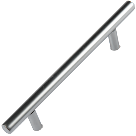 Maner cilindric otel D10 mm, 96 mm, mat-crom