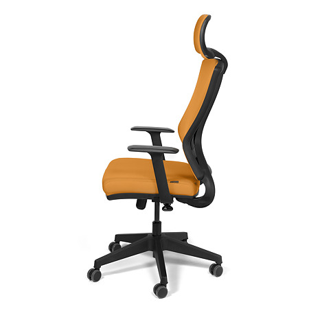 Scaun birou ergonomic portocaliu Kronsit Genova, tapiterie textila, rotativ, reglabil pe inaltime, 65 x 51 x 135 cm Scaun birou ergonomic portocaliu Kronsit Genova, tapiterie textila, rotativ, reglabil pe inaltime, 65 x 51 x 135 cm