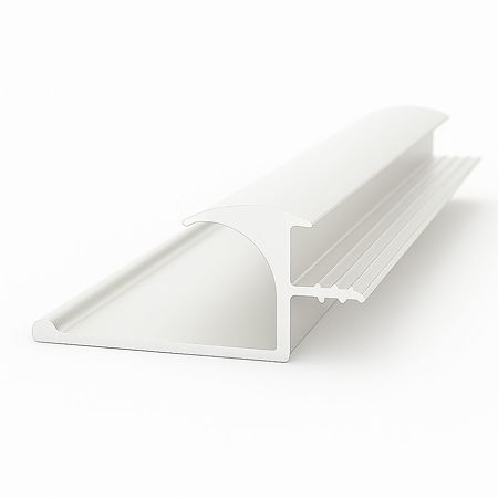 Profil J NLB, aluminiu, alb, 3 m