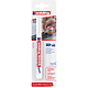 Marker permanent Edding 8046, cu vopsea, varf rotund, 1-3 mm, alb