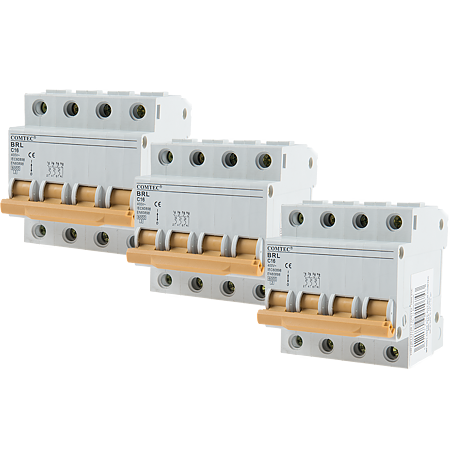 Intrerupator automat BRL 6kA MCB, Comtec 3P+N 16A