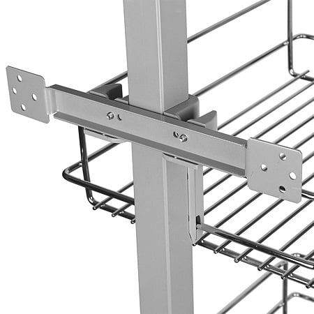 Coloana extractibila Siderplast, inox, crom, 300 mm, 5 rafturi