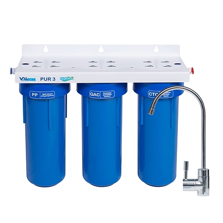 Sistem filtrare Valrom aquaPUR3, polipropilena, albastru, 10"