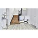 Covor PVC linoleum Iconik 240 Hastings, albastru/gri, rezidential general, latime 400 cm, grosime 3 mm