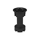 Picior reglabil bucatarie D26 negru, plastic, inaltime 100 mm