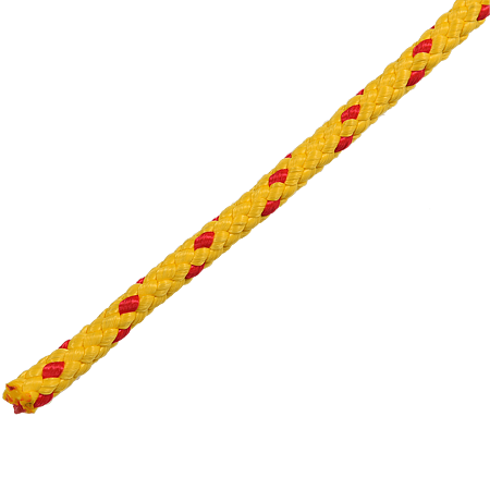 Franghie din polipropilena, rosu galben, 8 mm