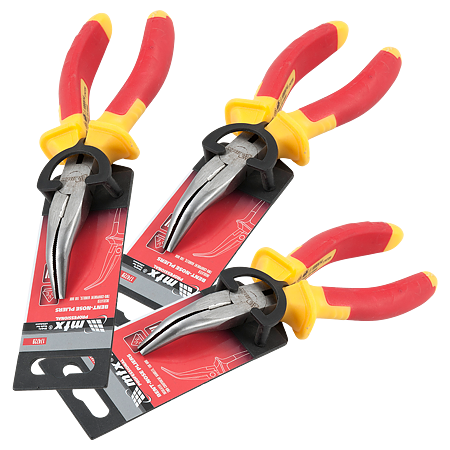 Cleste falci semicirculare, alungite indoite MTX Professional Insulated, 160 mm