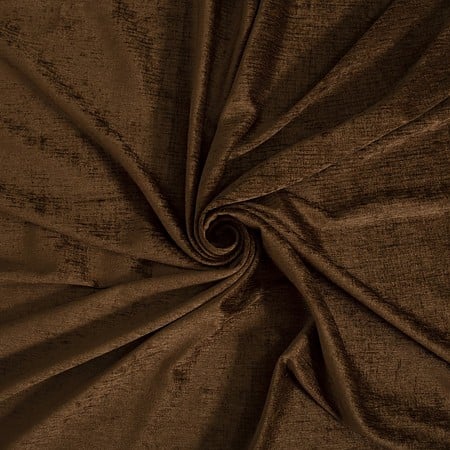 Draperie Sndeco, model 8135/3926, 100% poliester, maro ciocolatiu, 140 x 245 cm